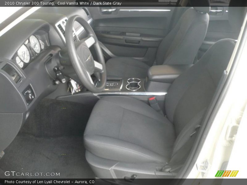 Cool Vanilla White / Dark Slate Gray 2010 Chrysler 300 Touring