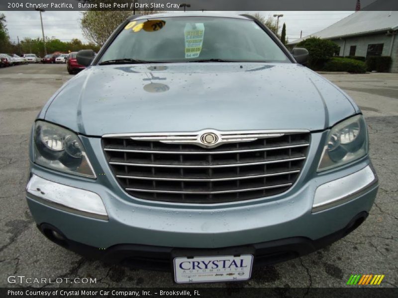 Butane Blue Pearl / Dark Slate Gray 2004 Chrysler Pacifica