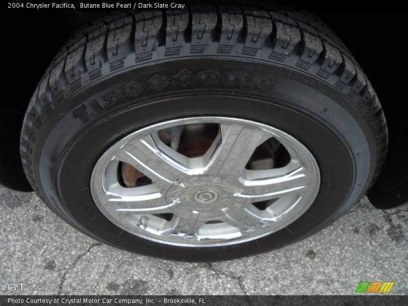 Butane Blue Pearl / Dark Slate Gray 2004 Chrysler Pacifica