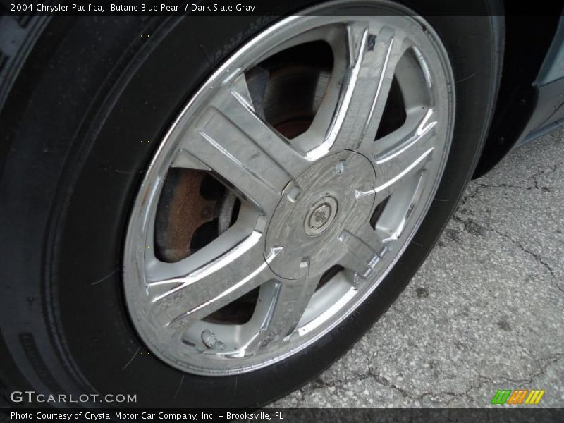 Butane Blue Pearl / Dark Slate Gray 2004 Chrysler Pacifica