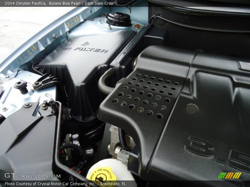 Butane Blue Pearl / Dark Slate Gray 2004 Chrysler Pacifica