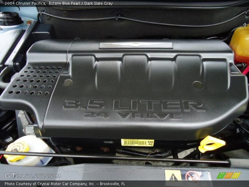 Butane Blue Pearl / Dark Slate Gray 2004 Chrysler Pacifica