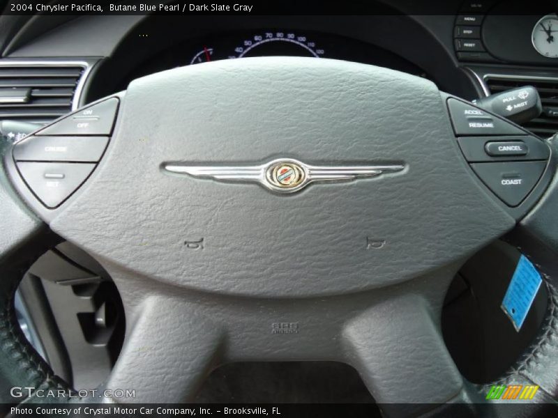 Butane Blue Pearl / Dark Slate Gray 2004 Chrysler Pacifica