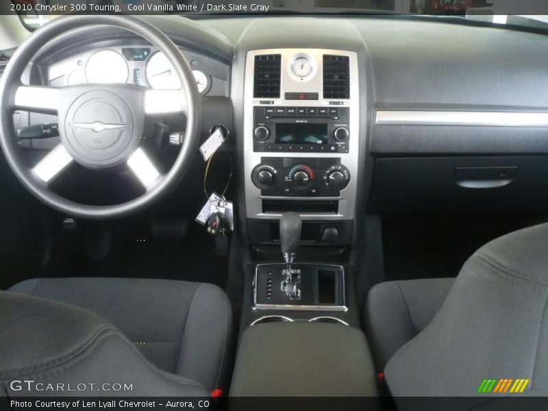 Cool Vanilla White / Dark Slate Gray 2010 Chrysler 300 Touring