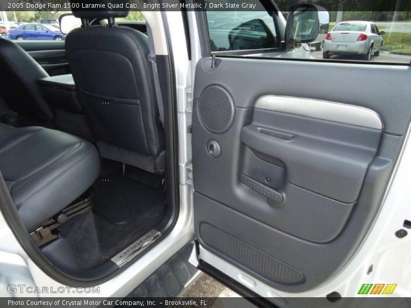 Bright Silver Metallic / Dark Slate Gray 2005 Dodge Ram 1500 Laramie Quad Cab