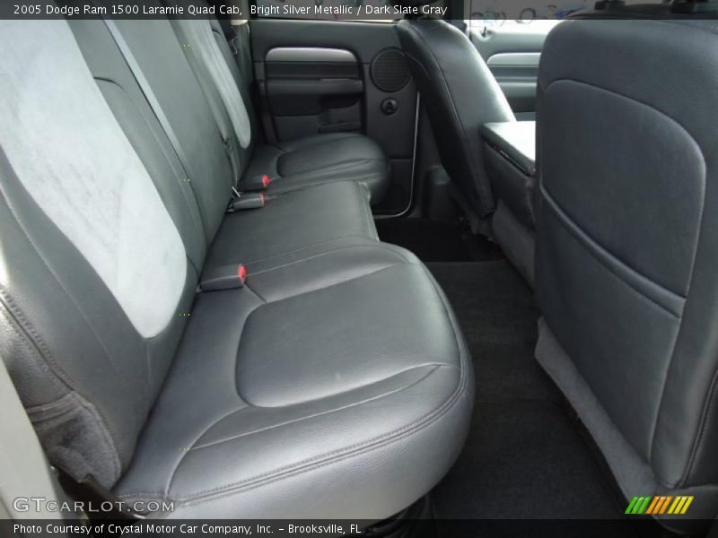 Bright Silver Metallic / Dark Slate Gray 2005 Dodge Ram 1500 Laramie Quad Cab