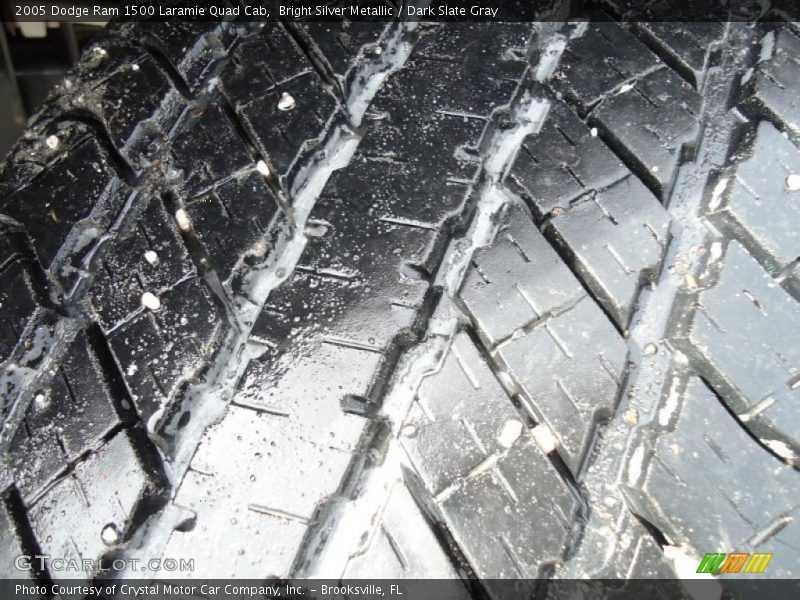 Bright Silver Metallic / Dark Slate Gray 2005 Dodge Ram 1500 Laramie Quad Cab