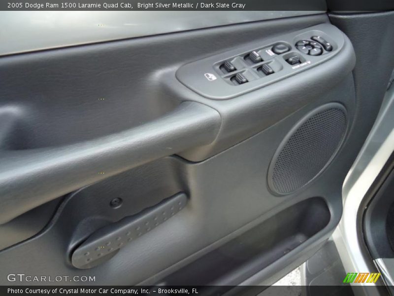 Bright Silver Metallic / Dark Slate Gray 2005 Dodge Ram 1500 Laramie Quad Cab