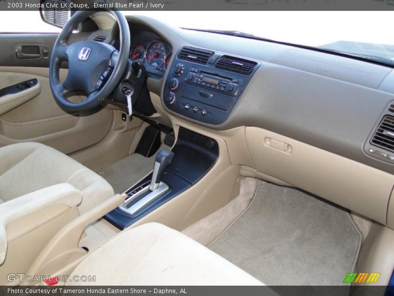 Dashboard of 2003 Civic LX Coupe
