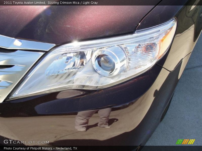 Sizzling Crimson Mica / Light Gray 2011 Toyota Avalon Limited