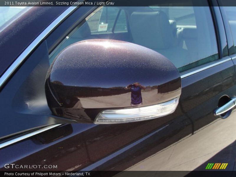 Sizzling Crimson Mica / Light Gray 2011 Toyota Avalon Limited