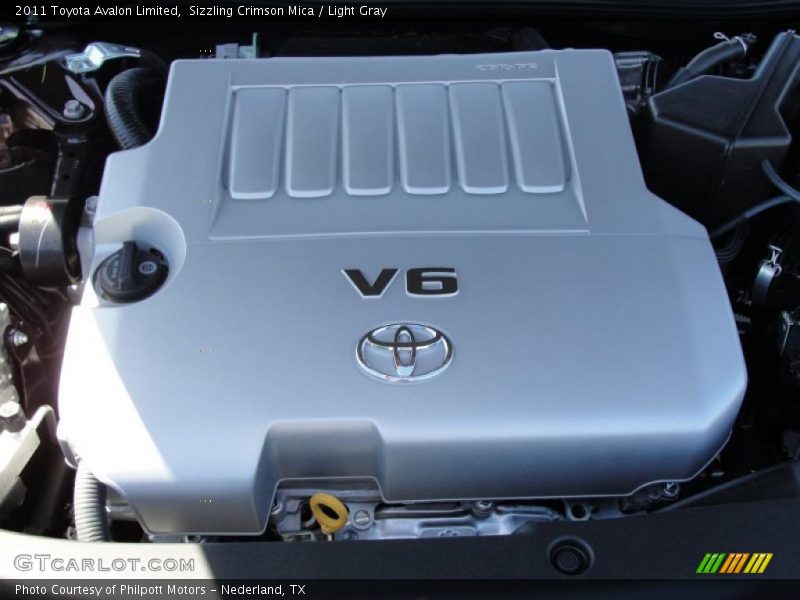 Sizzling Crimson Mica / Light Gray 2011 Toyota Avalon Limited