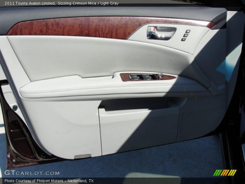 Sizzling Crimson Mica / Light Gray 2011 Toyota Avalon Limited