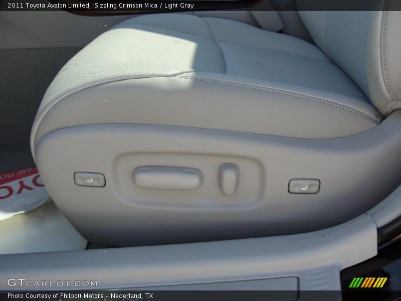 Sizzling Crimson Mica / Light Gray 2011 Toyota Avalon Limited