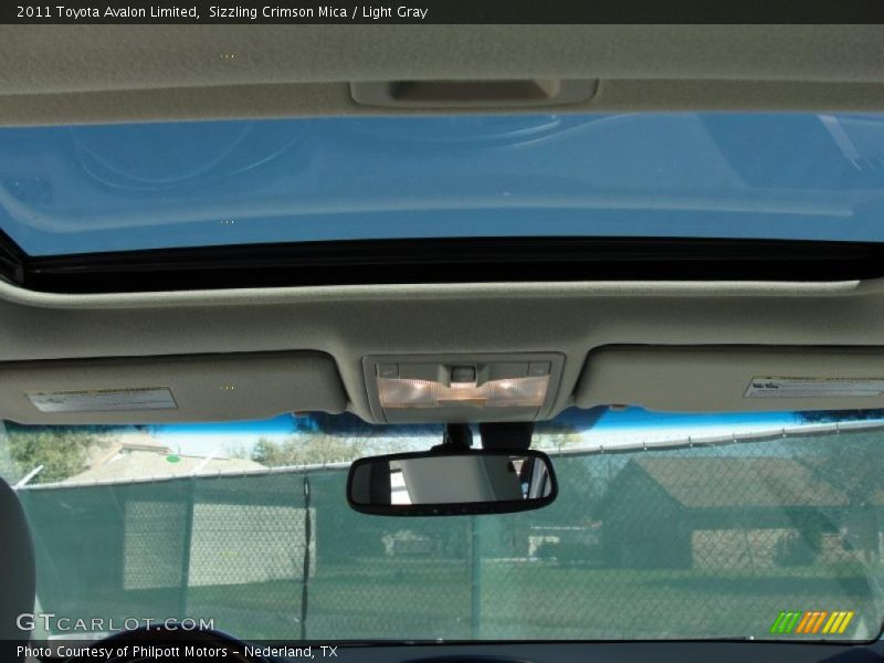 Sizzling Crimson Mica / Light Gray 2011 Toyota Avalon Limited