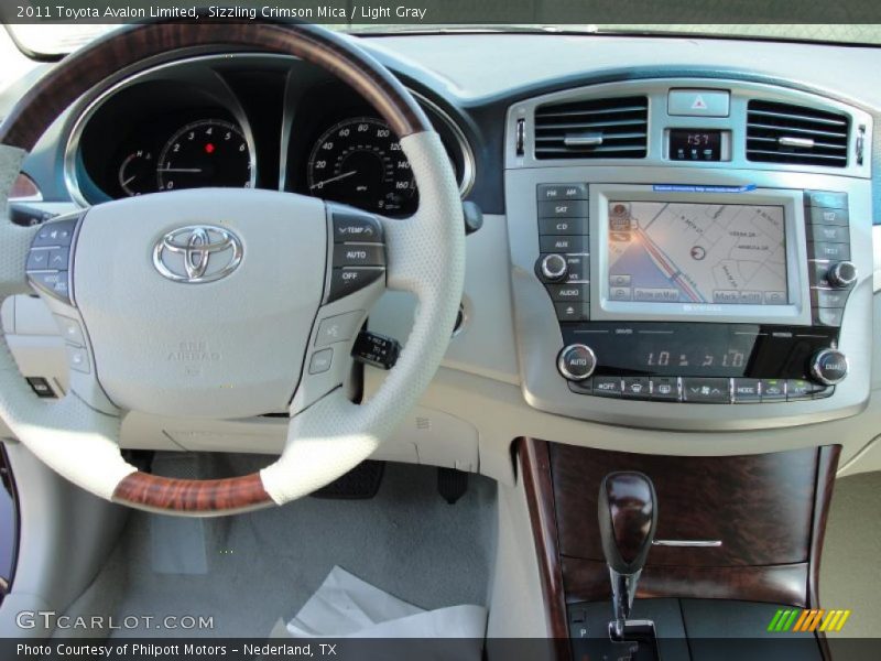 Sizzling Crimson Mica / Light Gray 2011 Toyota Avalon Limited