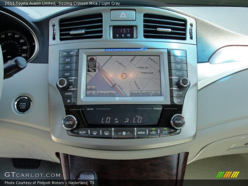 Sizzling Crimson Mica / Light Gray 2011 Toyota Avalon Limited