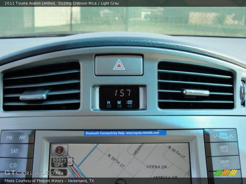 Sizzling Crimson Mica / Light Gray 2011 Toyota Avalon Limited