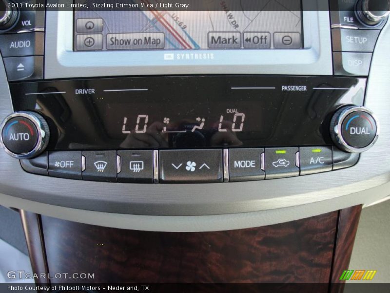 Sizzling Crimson Mica / Light Gray 2011 Toyota Avalon Limited