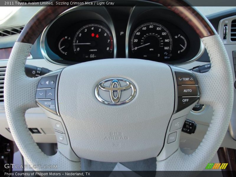 Sizzling Crimson Mica / Light Gray 2011 Toyota Avalon Limited