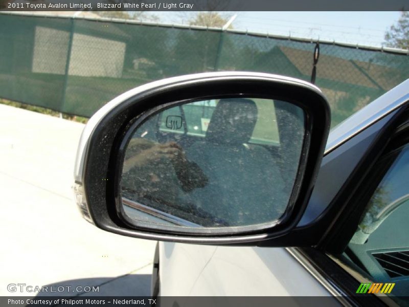 Blizzard White Pearl / Light Gray 2011 Toyota Avalon Limited
