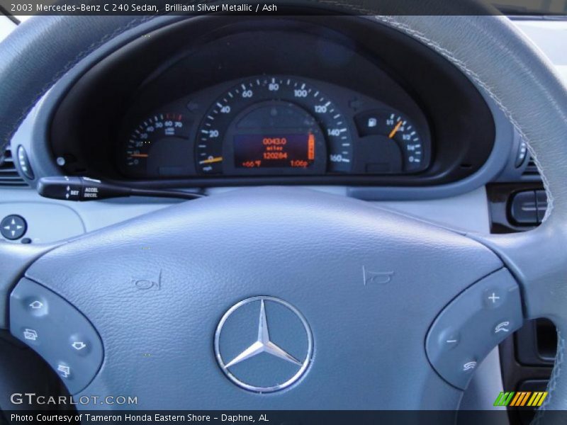 Brilliant Silver Metallic / Ash 2003 Mercedes-Benz C 240 Sedan