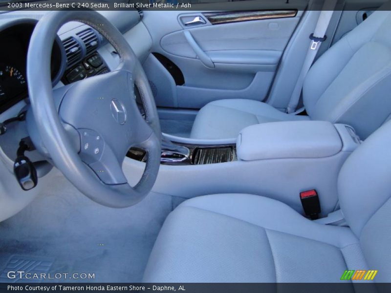 Brilliant Silver Metallic / Ash 2003 Mercedes-Benz C 240 Sedan