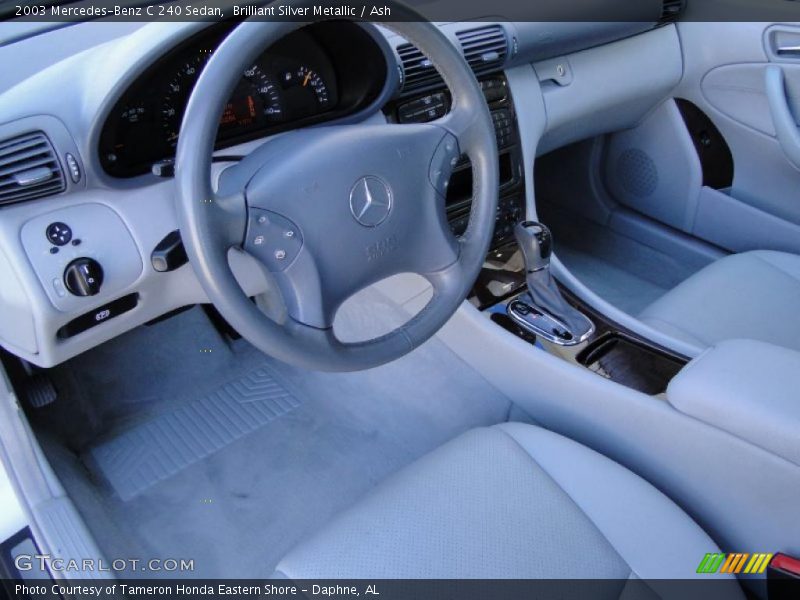 Brilliant Silver Metallic / Ash 2003 Mercedes-Benz C 240 Sedan