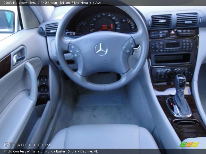 Brilliant Silver Metallic / Ash 2003 Mercedes-Benz C 240 Sedan