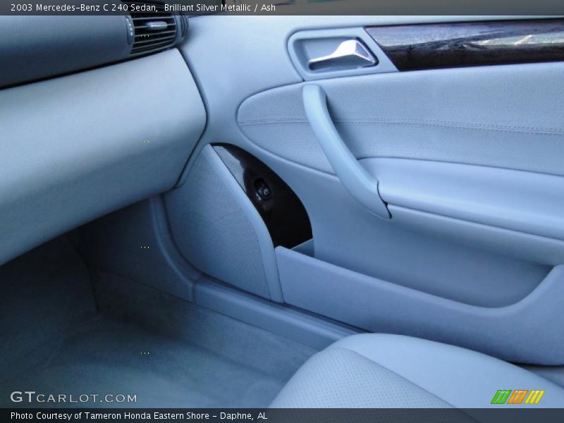 Brilliant Silver Metallic / Ash 2003 Mercedes-Benz C 240 Sedan