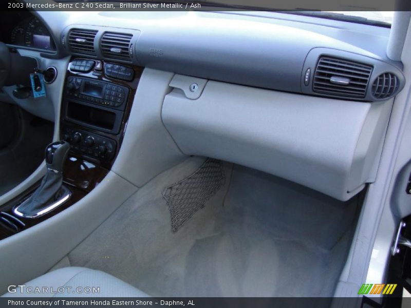 Brilliant Silver Metallic / Ash 2003 Mercedes-Benz C 240 Sedan