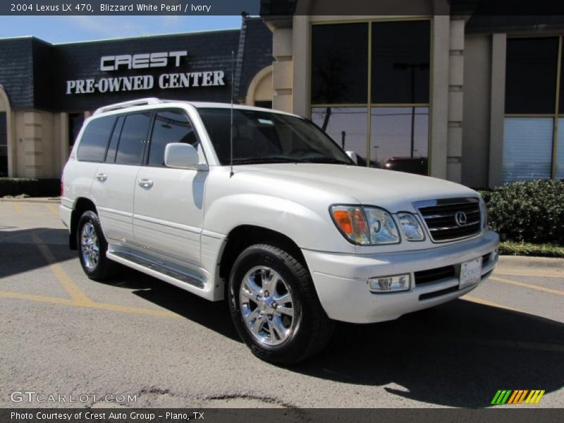 Blizzard White Pearl / Ivory 2004 Lexus LX 470