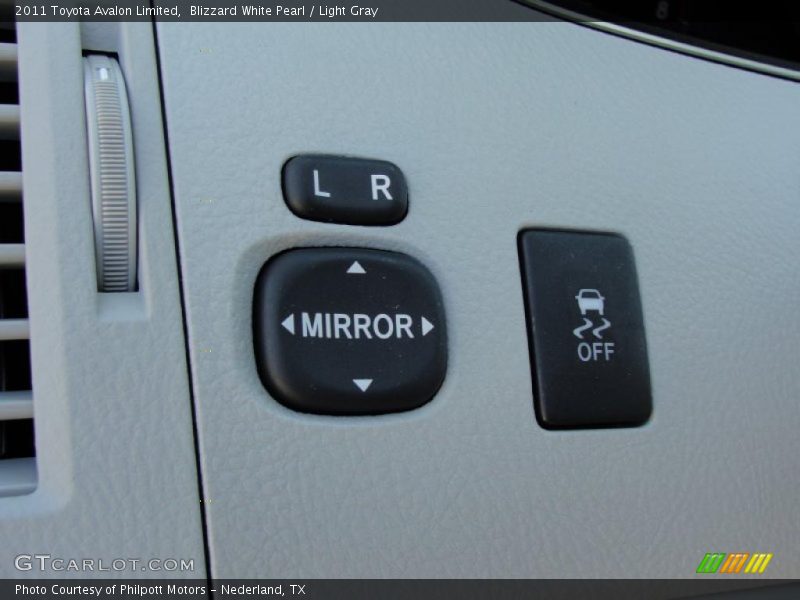 Blizzard White Pearl / Light Gray 2011 Toyota Avalon Limited