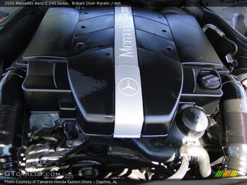 Brilliant Silver Metallic / Ash 2003 Mercedes-Benz C 240 Sedan