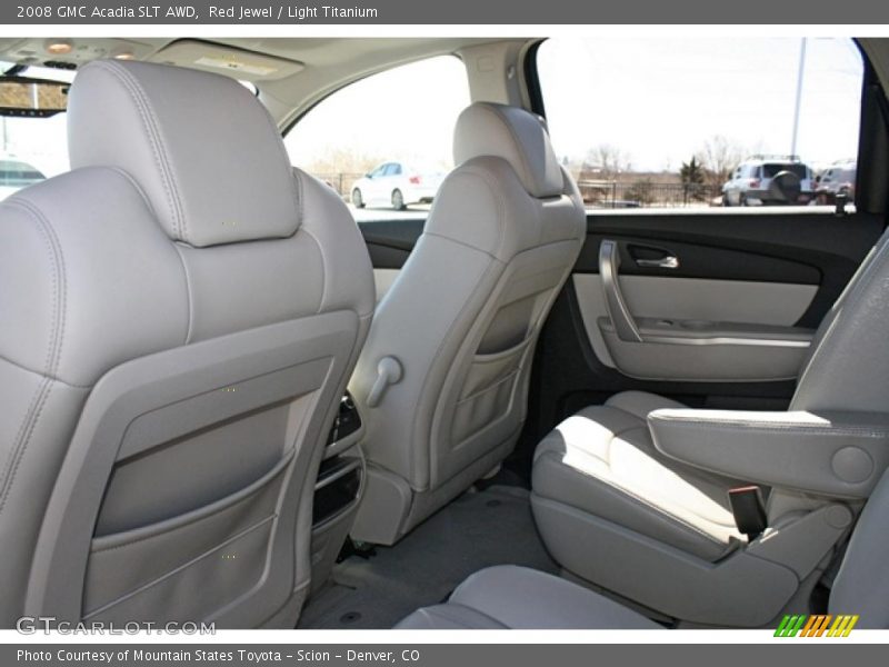 Red Jewel / Light Titanium 2008 GMC Acadia SLT AWD