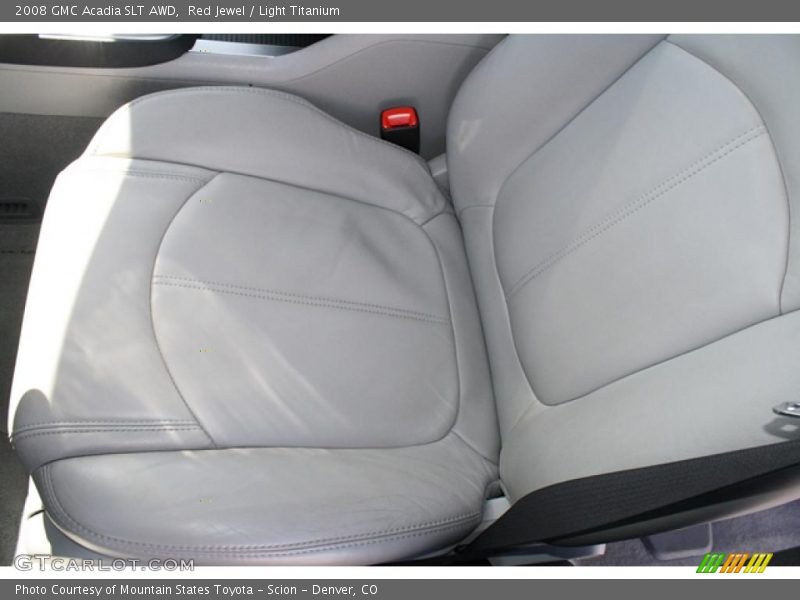 Red Jewel / Light Titanium 2008 GMC Acadia SLT AWD