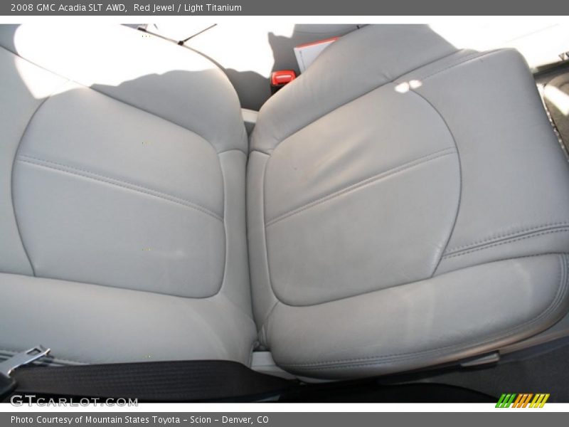 Red Jewel / Light Titanium 2008 GMC Acadia SLT AWD