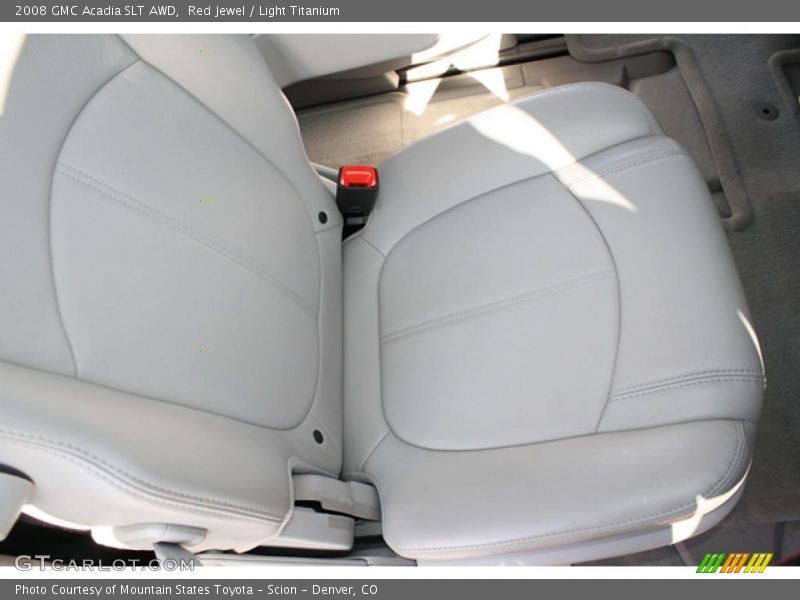 Red Jewel / Light Titanium 2008 GMC Acadia SLT AWD