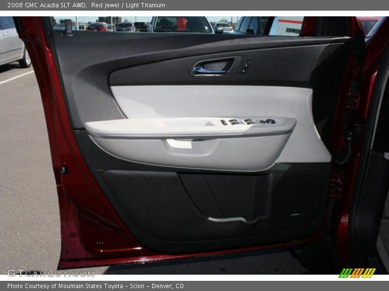 Red Jewel / Light Titanium 2008 GMC Acadia SLT AWD