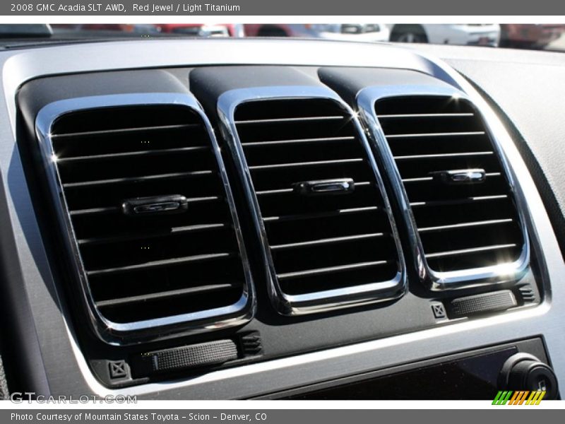 Red Jewel / Light Titanium 2008 GMC Acadia SLT AWD