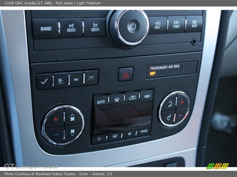 Red Jewel / Light Titanium 2008 GMC Acadia SLT AWD
