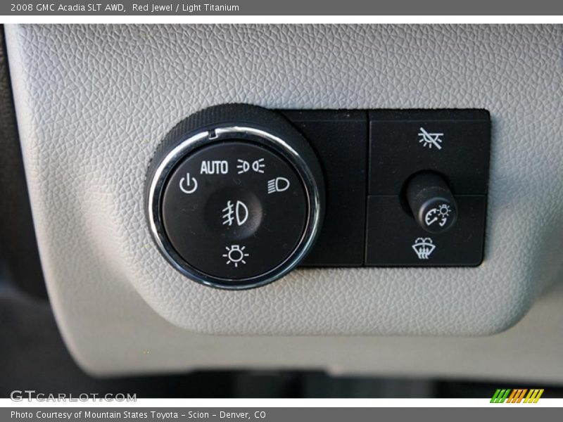 Red Jewel / Light Titanium 2008 GMC Acadia SLT AWD