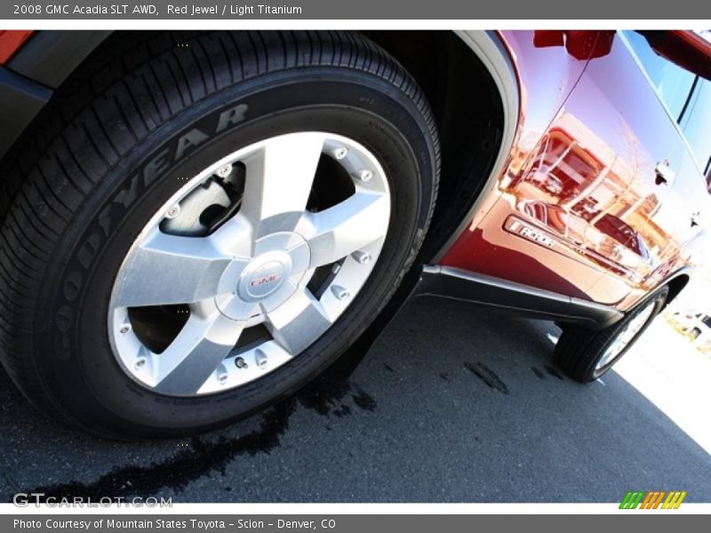 Red Jewel / Light Titanium 2008 GMC Acadia SLT AWD