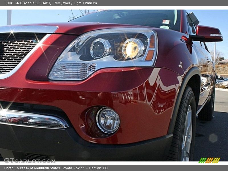 Red Jewel / Light Titanium 2008 GMC Acadia SLT AWD