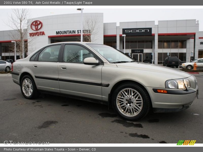 Ash Gold Metallic / Taupe/Light Taupe 2001 Volvo S80 T6