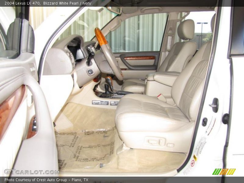 Blizzard White Pearl / Ivory 2004 Lexus LX 470