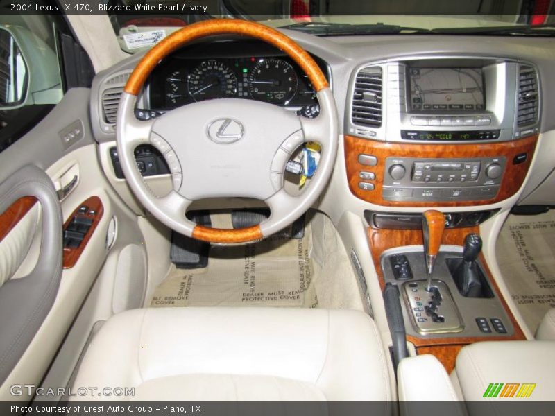 Blizzard White Pearl / Ivory 2004 Lexus LX 470