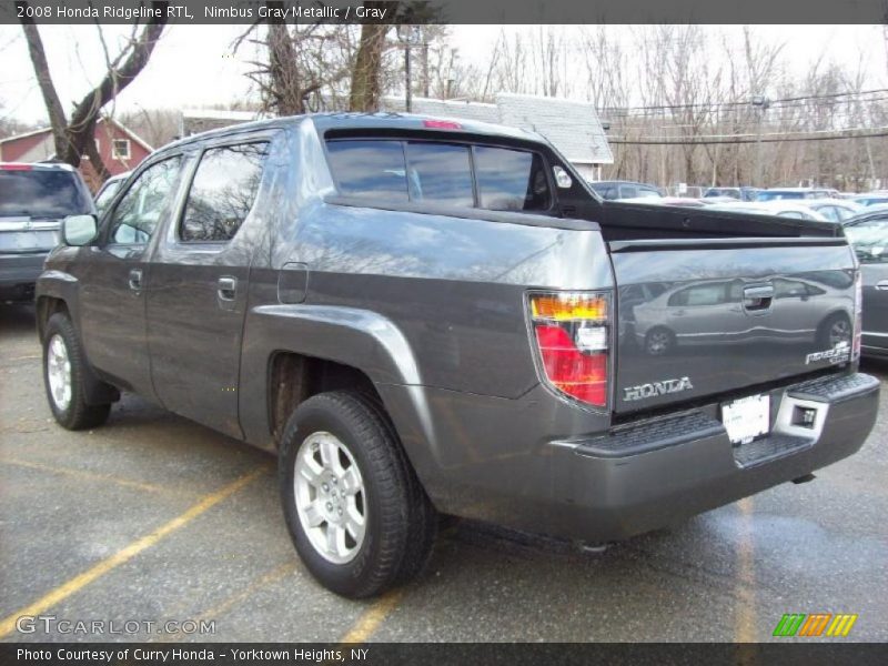 Nimbus Gray Metallic / Gray 2008 Honda Ridgeline RTL