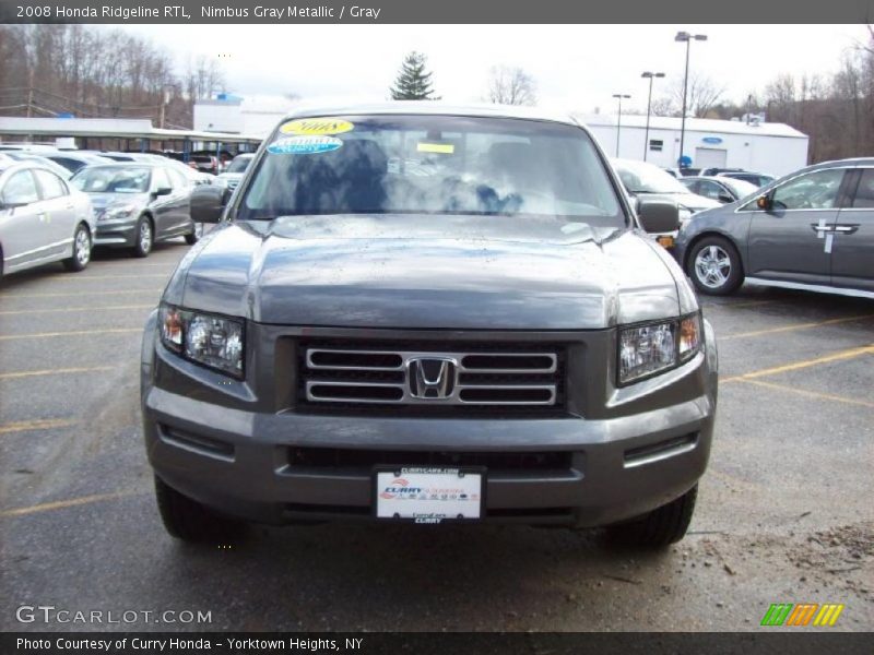 Nimbus Gray Metallic / Gray 2008 Honda Ridgeline RTL