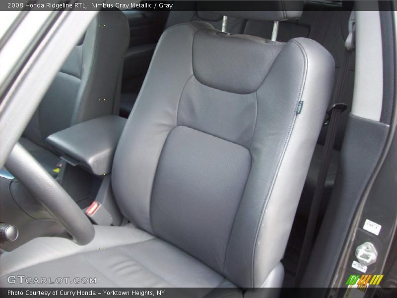 Nimbus Gray Metallic / Gray 2008 Honda Ridgeline RTL
